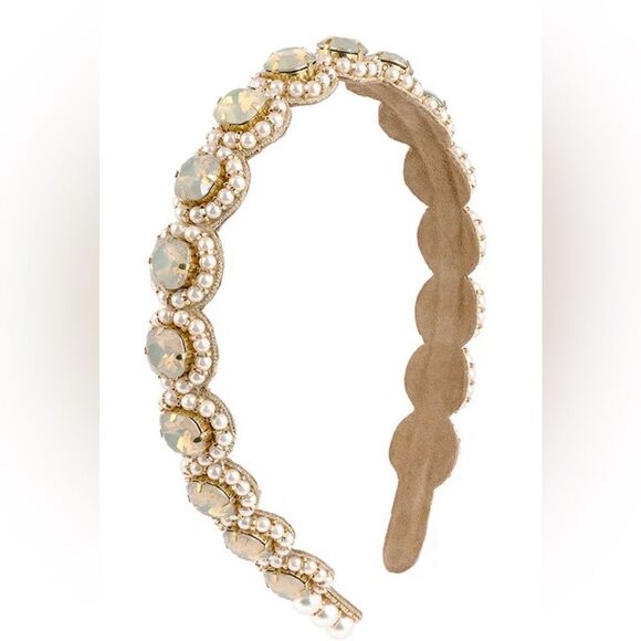 Deepa Gurnani Anatolia Headband in Opal - Picture 1 of 7